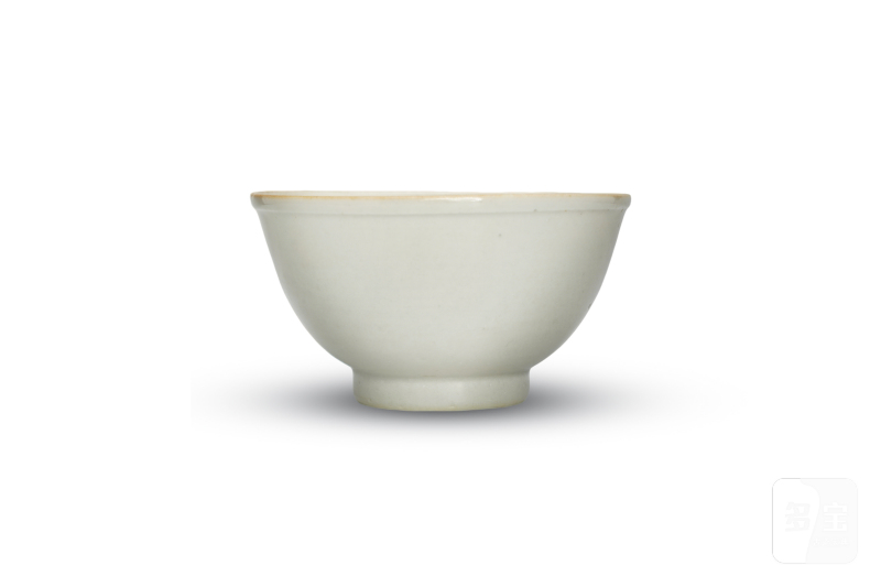 明崇祯 白釉茶盏 - 图1